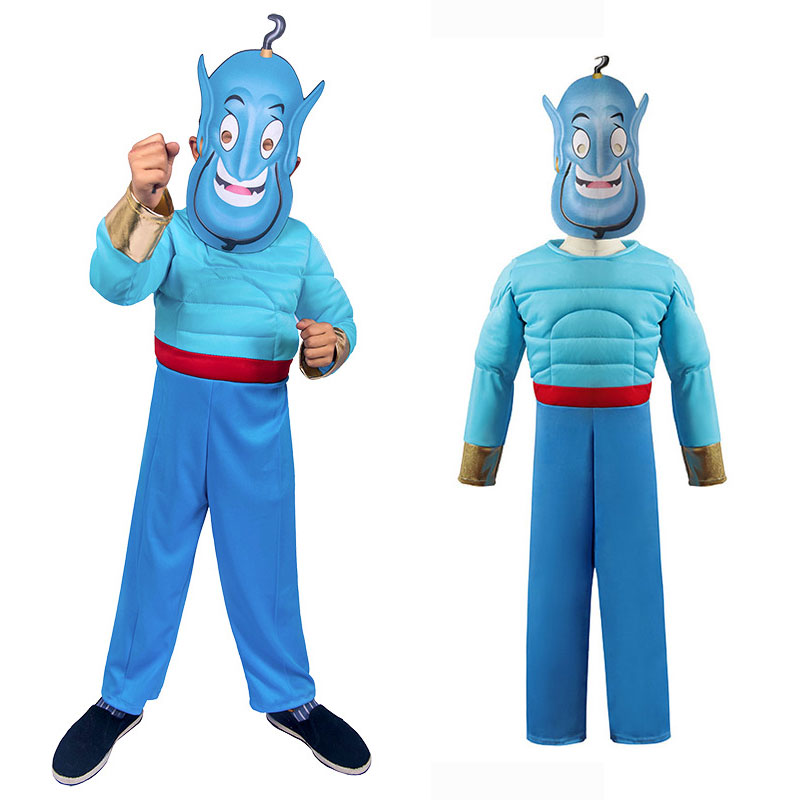 Umorden 아랍 동화 근육 램프 지니 의상 어린이  - Kids Face Mask 리뷰 및 가격