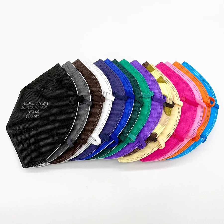 5PCS FFP2 마스크 CE 승인 필터링 하프 페이스 - Anti Pollution Mask 리뷰 및 가격