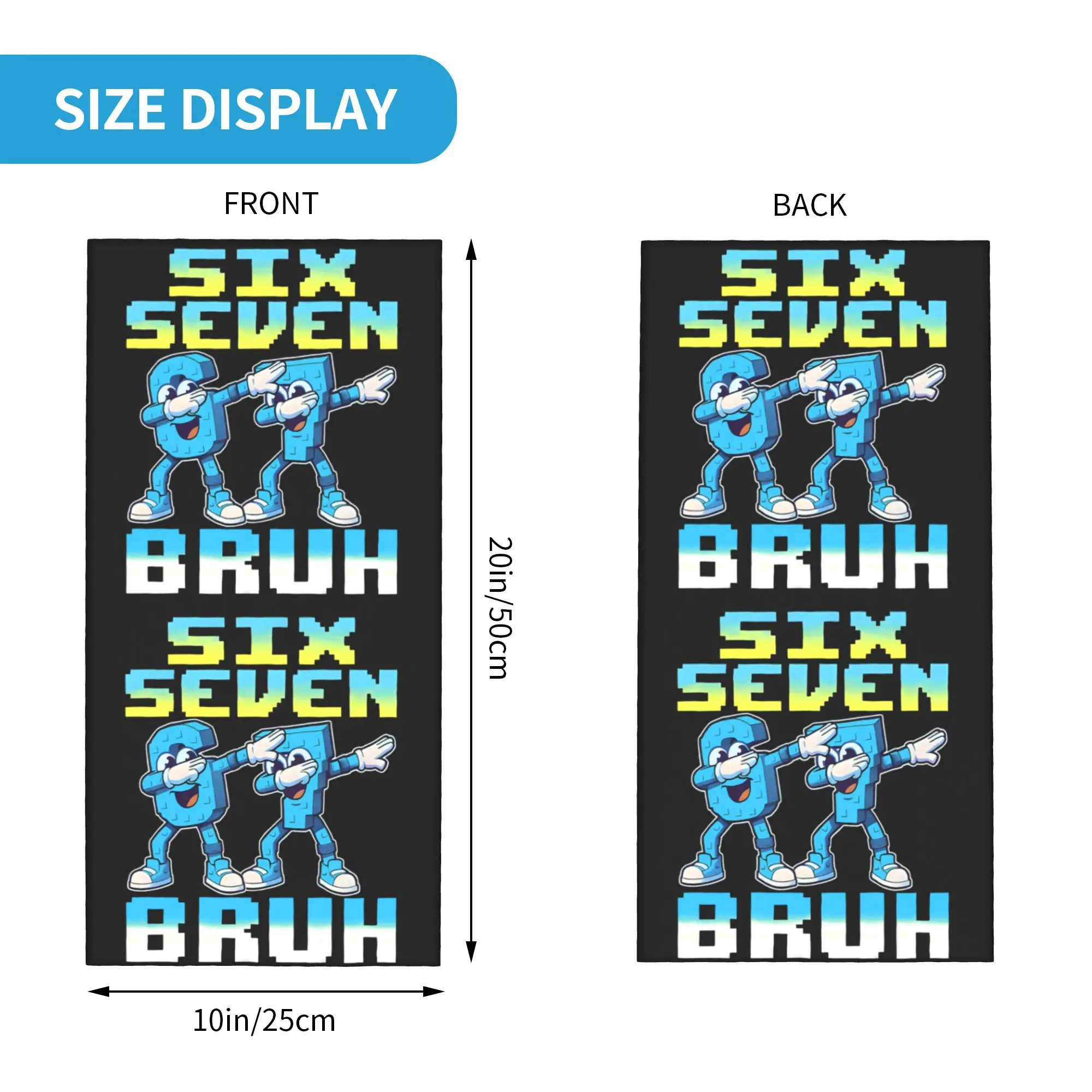 67 Six Seven Meme 6 7 Italian  - Neck Gaiter Face Cover 리뷰 및 가격